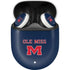 University of Mississippi Ole Miss Blue Google Pixel Buds Skin